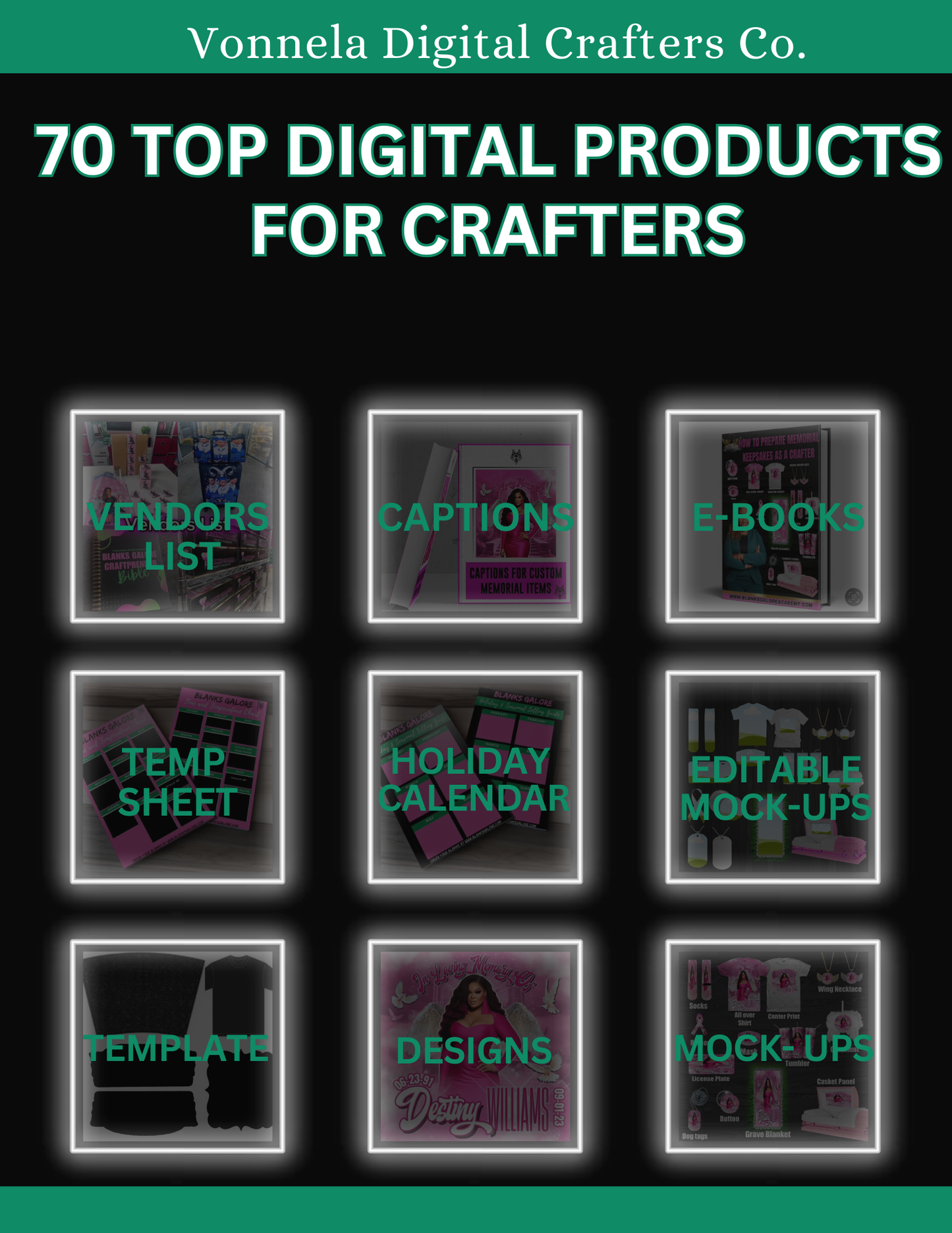 70 Top Digital Products for Crafters